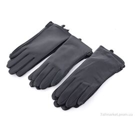 Фотография Перчатки женские Зима R103Ж кожзам-махра black (10 шт. р.сетка 6,5-8,5) "KUINH" недорого оптом от прямого поставщика