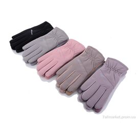 Фотография Перчатки женские Зима M10Ж плащівка-хуто mix (12 шт. р.сетка 6,5-8,5) "KUINH" недорого оптом от прямого поставщика