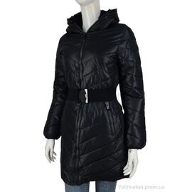 Куртка жіноча Зима 906-2 black (07095) (3 шт. р.сіткаL-2XL) "Obuvok" недорого оптом від прямого постачальника