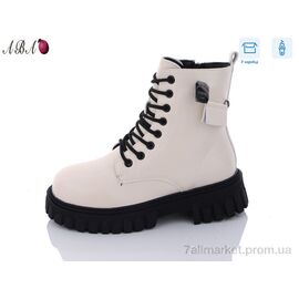 Фотография Ботинки женские стильные зима 5255 beige (6 пар р.36-41) "Aba" недорого оптом от прямого поставщика
