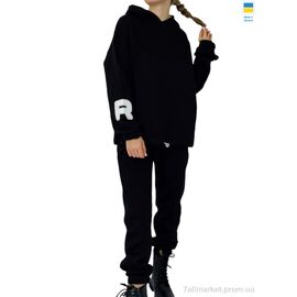 Фотография Спортивный костюм женский Зима 00305 чорний норма (6 шт. р.сетка S-3XL) "Kram" недорого оптом от прямого поставщика