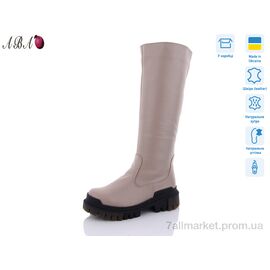 Чоботи жіночі зручні Зима 703B (6 пар р.36-41) "Aba" недорого оптом від прямого постачальника