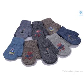 Рукавиці дитячі Зима 2365M mix (12 шт. р.сітка3-5) "KUINH" недорого оптом від прямого постачальника