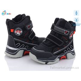 Черевики дитячі зручні Зима X022-13 BLA (8 пар р.27-32) "BBT" недорого оптом від прямого постачальника
