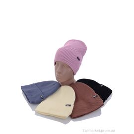 Фотография Женская шапка Зима KA124 mix флис (5 шт. р.сетка 52-56) "Red Hat" недорого оптом от прямого поставщика