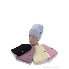 Фотография Женская шапка Зима KA127 mix флис (5 шт. р.сетка 52-56) "Red Hat" недорого оптом от прямого поставщика