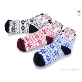 Жіночі шкарпетки Зима 1107-KBM mix (12 шт. р.сітка36-38) "Textile" недорого оптом від прямого постачальника