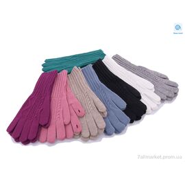 Фотография Перчатки женские Зима 1106 mix (12 шт. р.сетка 6,5-8,5) "KUINH" недорого оптом от прямого поставщика