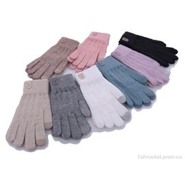 Фотография Перчатки женские Зима 7023 mix (12 шт. р.сетка 6,5-8,5) "KUINH" недорого оптом от прямого поставщика