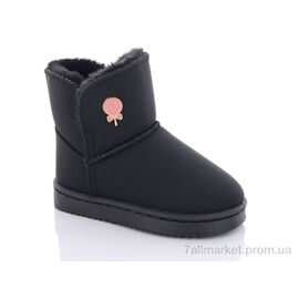 Фотография Угги детские утепленные зима B305 black (12 пар р.26-31) "ASHIGULI" недорого оптом от прямого поставщика
