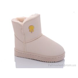 Фотография Угги детские утепленные зима B305 beige (12 пар р.26-31) "ASHIGULI" недорого оптом от прямого поставщика