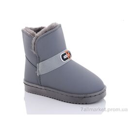 Фотография Угги детские утепленные зима B306 grey (12 пар р.26-31) "ASHIGULI" недорого оптом от прямого поставщика