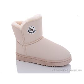 Фотография Угги детские утепленные зима A307 beige (12 пар р.31-36) "ASHIGULI" недорого оптом от прямого поставщика