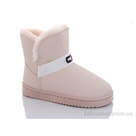 Фотография Угги детские утепленные зима A306 beige (12 пар р.32-37) "ASHIGULI" недорого оптом от прямого поставщика