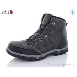 Черевики чоловічі стильні Зима MX2306A greey (8 пар р.40-45) "Aba" недорого оптом від прямого постачальника
