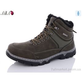 Черевики чоловічі стильні Зима MX2502 green (8 пар р.40-45) "Aba" недорого оптом від прямого постачальника