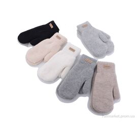 Фотография Варежки для женщин Зима 3818 mix (12 шт. р.сетка 6,5-8,5) "KUINH" недорого оптом от прямого поставщика