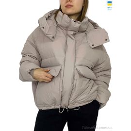 Куртка жіноча Зима 23355 бежевий (4 шт. р.сіткаS-XL) "Kram" недорого оптом від прямого постачальника