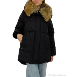 Куртка жіноча Зима 120М чорний (5 шт. р.сіткаS-2XL) "Kram" недорого оптом від прямого постачальника