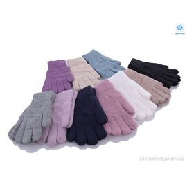 Рукавички жіночі Зима 7119 mix (12 шт. р.сітка6,5-8,5) "KUINH" недорого оптом від прямого постачальника