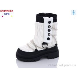 Фотография Сапоги детские красивые зима S2359-5 (8 пар р.27-32) "GFB-Канарейка" недорого оптом от прямого поставщика