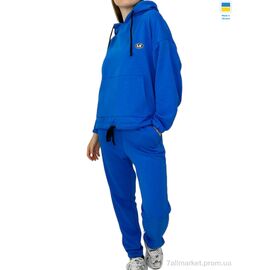 Спортивний костюм жіночий Зима 25.613 електрік (2 шт. р.сіткаM-L) "Kram" недорого оптом від прямого постачальника