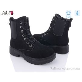 Фотография Ботинки женские стильные зима 663-2 (8 пар р.36-41) "Aba" недорого оптом от прямого поставщика