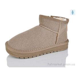Фотография Угги детские утепленные зима A311 brown (12 пар р.32-37) "ASHIGULI" недорого оптом от прямого поставщика