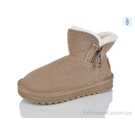 Уггі дитячі утеплені Зима A312 brown (12 пар р.32-37) "ASHIGULI" недорого оптом від прямого постачальника