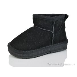 Уггі дитячі утеплені Зима B315 black (12 пар р.26-31) "ASHIGULI" недорого оптом від прямого постачальника