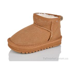 Фотография Угги детские утепленные зима B315 brown (12 пар р.26-31) "ASHIGULI" недорого оптом от прямого поставщика