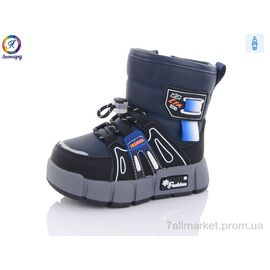 Дутики дитячі утеплені Зима 3315-C2 (8 пар р.22-27) "Леопард" недорого оптом від прямого постачальника