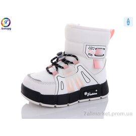 Дутики дитячі утеплені Зима 3315-B10 (8 пар р.27-32) "Леопард" недорого оптом від прямого постачальника