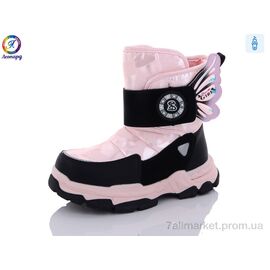 Дутики дитячі утеплені Зима 233-A11 (8 пар р.32-37) "Леопард" недорого оптом від прямого постачальника