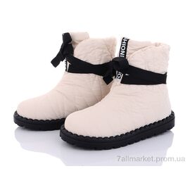 Дутики жіночі утеплені Зима 20-983-3 beige (8 пар р.36-41) "Violeta" недорого оптом від прямого постачальника