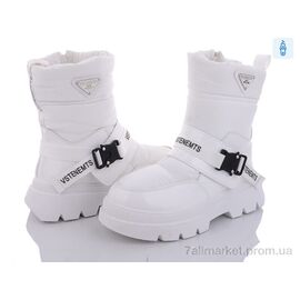 Дутики жіночі утеплені Зима 20-1016-2 white (8 пар р.36-41) "Violeta" недорого оптом від прямого постачальника