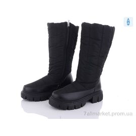 Чоботи жіночі зручні Зима 20-1007-1 black (8 пар р.36-41) "Violeta" недорого оптом від прямого постачальника