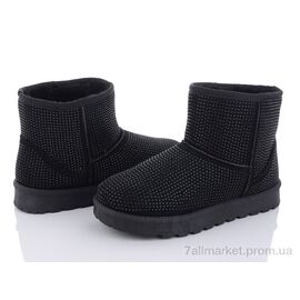 Уггі жіночі утеплені Зима 20-991-1 black (8 пар р.36-41) "Violeta" недорого оптом від прямого постачальника