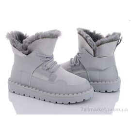 Фотография Угги женские утепленные зима 143-39 grey (8 пар р.36-41) "Violeta" недорого оптом от прямого поставщика