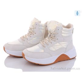 Фотография Ботинки женские стильные зима 9-783 beige (8 пар р.36-41) "Violeta" недорого оптом от прямого поставщика