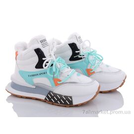 Фотография Ботинки женские стильные зима 20-1020-2 white (8 пар р.36-41) "Violeta" недорого оптом от прямого поставщика