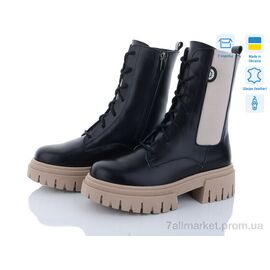 Фотография Ботинки женские стильные зима 07062-253 (6 пар р.36-40) "A.N.I.One" недорого оптом от прямого поставщика