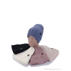 Фотография Женская шапка Зима Шапка жіноча фліс 004 mix (5 шт. р.сетка One size) "VIOLA" недорого оптом от прямого поставщика