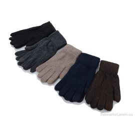 Фотография Перчатки мужские Зима 827 сенсор mix (12 шт. р.сетка 11-13) "KUINH" недорого оптом от прямого поставщика