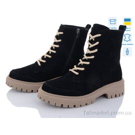 Фотография Ботинки женские стильные зима 07068-4 ч.з. (6 пар р.36-40) "A.N.I.One" недорого оптом от прямого поставщика