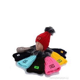 Шапка дитяча Зима KA-M123 mix (48-52) флис (5 шт. р.сітка48-52) "Red Hat" недорого оптом від прямого постачальника