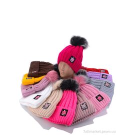 Шапка дитяча Зима KA-M120A mix флис (5 шт. р.сітка48-52) "Red Hat" недорого оптом від прямого постачальника