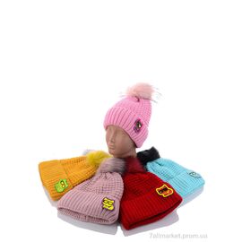 Шапка дитяча Зима KA-M126 mix флис (5 шт. р.сітка50-54) "Red Hat" недорого оптом від прямого постачальника