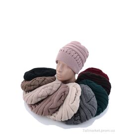 Фотография Женская шапка Зима KA бабушка подвійна mix (5 шт. р.сетка 54-58) "Red Hat" недорого оптом от прямого поставщика