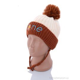 Шапка дитяча Зима KA181-3 beige травка (5 шт. р.сітка46-50) "Red Hat" недорого оптом від прямого постачальника